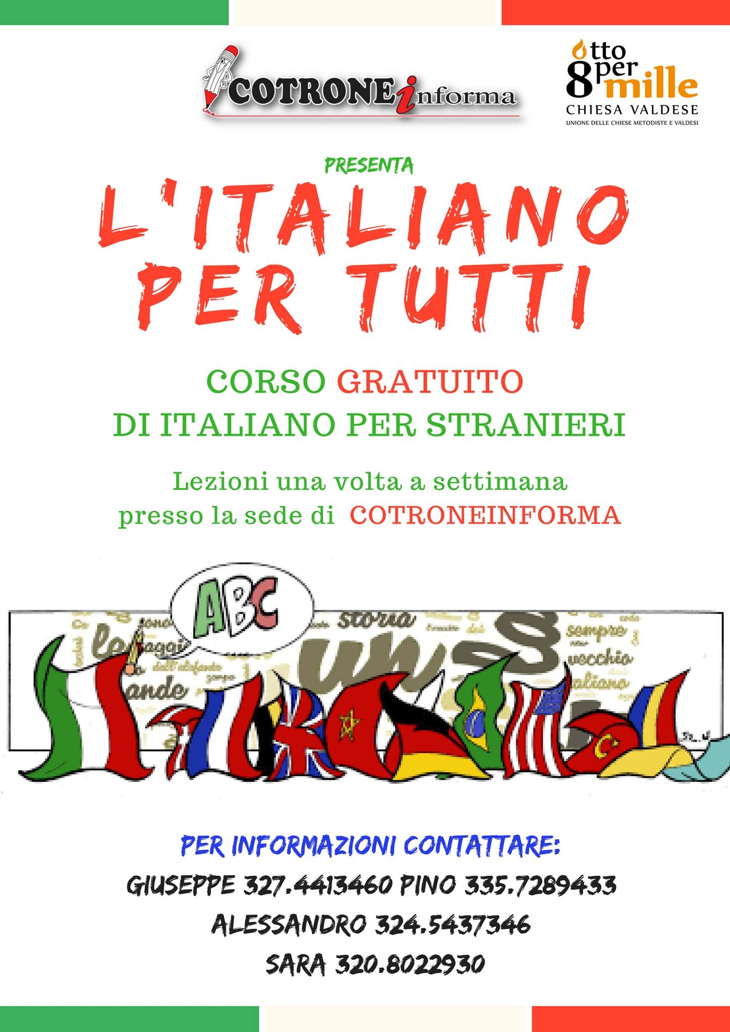 L'italiano per tutti. Corso di lingua italiana per stranieri